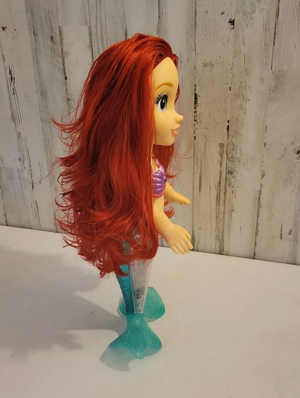 Disney Princess Ariel Sparkle Mermaid Doll Talks Sings 14